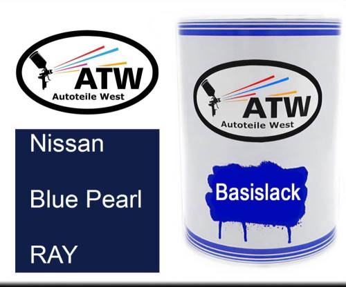 Nissan, Blue Pearl, RAY: 500ml Lackdose, von ATW Autoteile West.